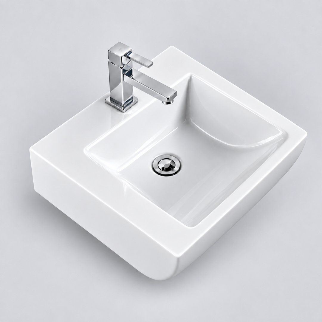 Sonet SACMI, wall hung basin (view 3)